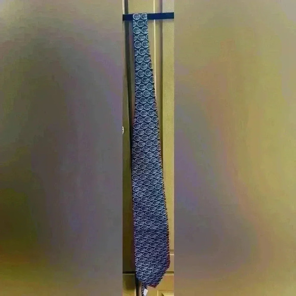 Vintage University Of Florida Gators Men's Necktie Orange Blue Green 100% Silk - Picture 1 of 4